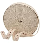 Swatom Oil Lamp Wicks 33 Feet Roll 3/4 inch Oil Wick for Lamps Cotton Lantern Kerosene Wick Repla...