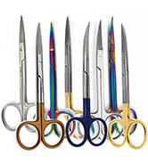 A2Z-IRS01 Stainless Steel Iris Dissecting Scissors 4.5", Straight, Fine Point