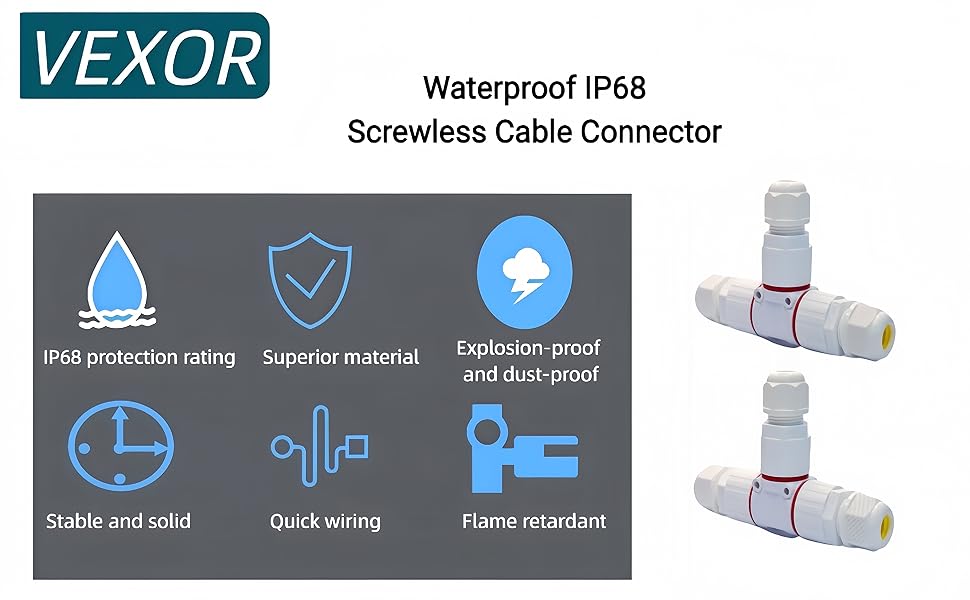 waterproof electrical wire connector