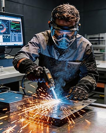 weldable metal plate for industrial