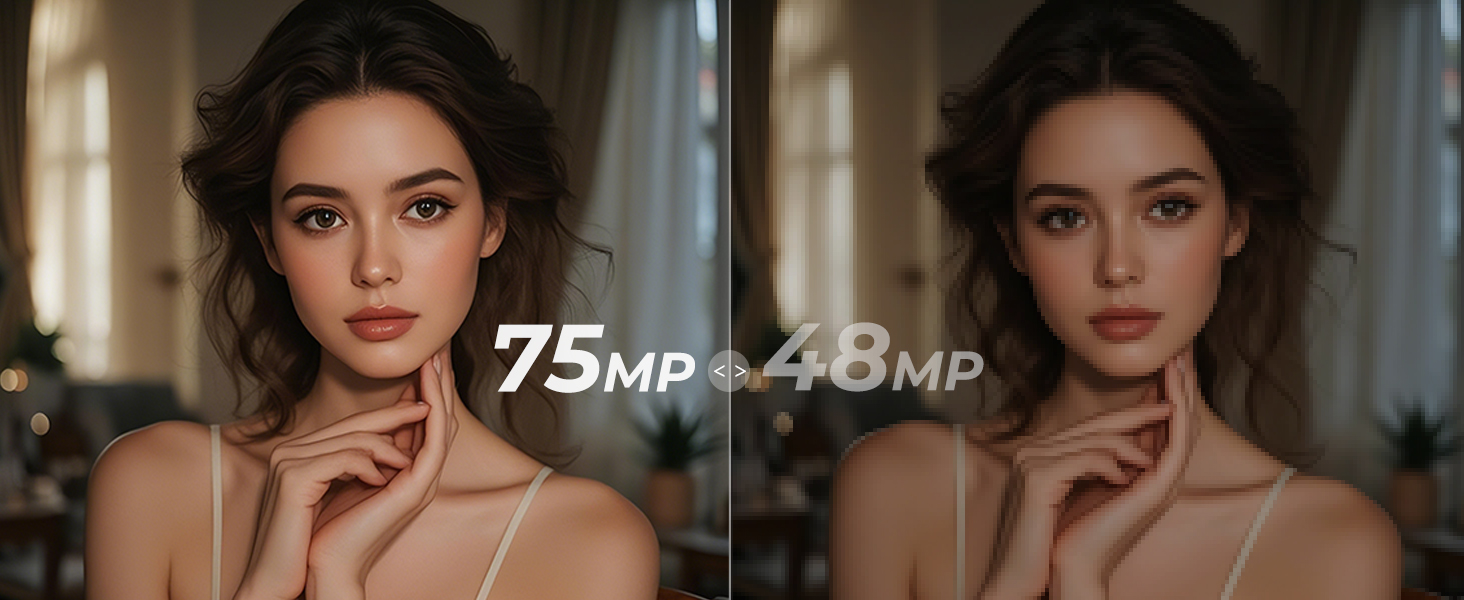 75mp vlog camera for youtube camcorder recorder rotation screen