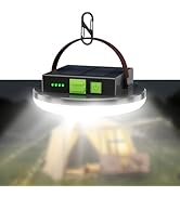 4500LM Solar Camping Light Portable LED Camping Lantern Rechargeable Light 45W, Waterproof Hangin...