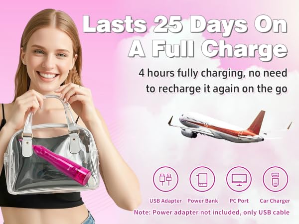 Travel Water Teeth Cleaner with USB charging portable and convenient to carry