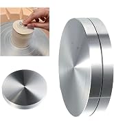 Silver 30mm Ceramic Clay Pottery Throwing Trimming Spinner Tool,Pottery Finishing Tools Clay Cera...