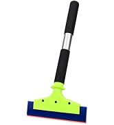 EHDIS Long Handle 8-Inch Rubber Squeegee Aluminum Tube Handle Window Tint Squeegee Auto Water Bla...