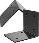 Beam Bracket, 6" X 6" X 5" Heavy Duty Corner Bracket. Fireplace Mantel Brackets Made of Premium H...