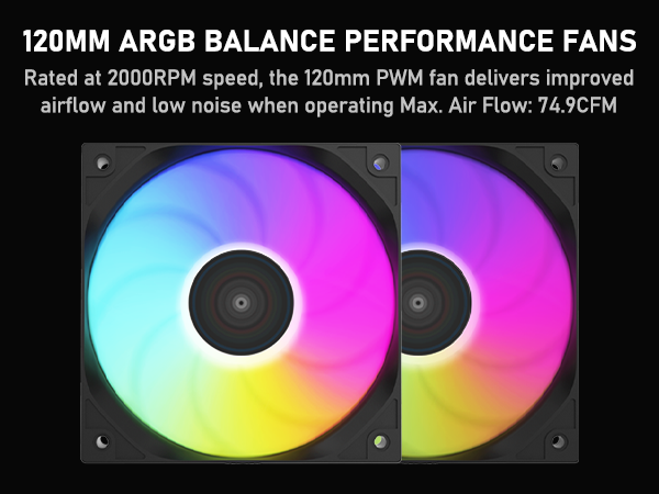 ARGB CPU Dual-Tower Air Cooler