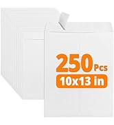 SUNEE 10x13 Envelopes Self-Seal Catalog Mailing Envelopes -250 Count, Ultra Strong Quick-Seal, 10...