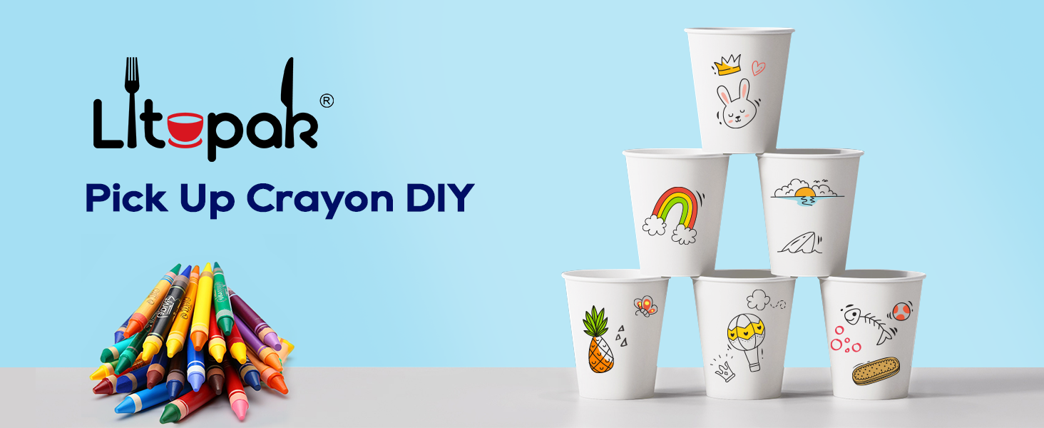 white paper cups
