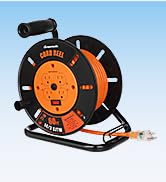 DEWENWILS 60FT Power Cord Reel, Heavy Duty Retractable Extension Cord for Indoor/Outdoor, 14/3 SJ...