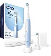 Oral-B iO Series 3 Limited Electric Toothbrush with (2) Brush Heads, Rechargeable, Icy Blue