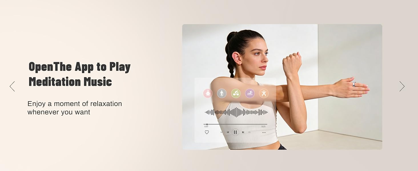 Health Fitness Tracker Ring