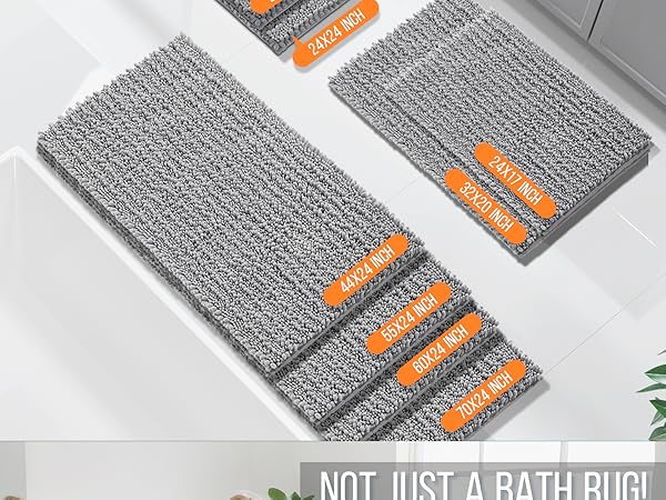 bathroom set with rugs