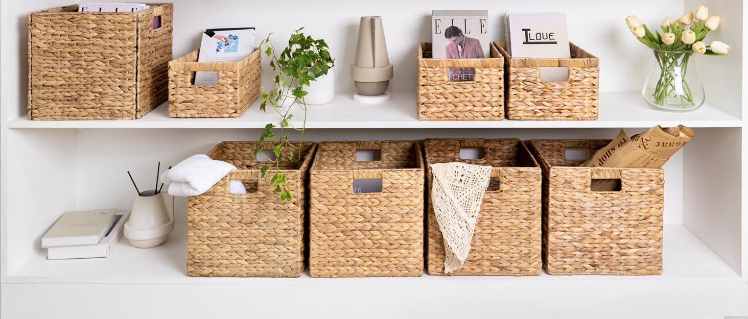 water hyacinth storage baskets