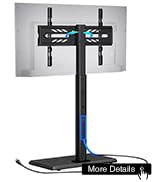 Greenstell TV Stand with Power Outlet, Universal Floor TV Stand for 32-70 inch TVs, Height Adjust...