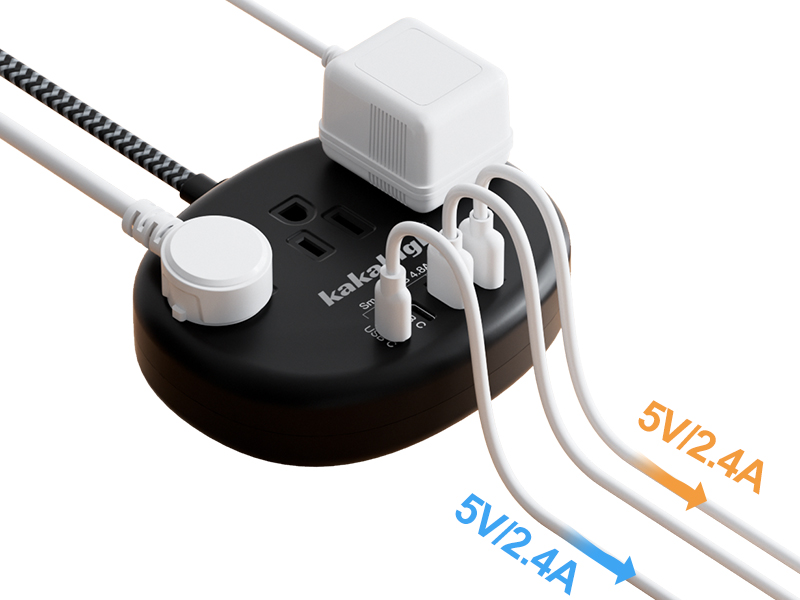 extension cord black