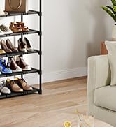 iabifo Coat Shoe Rack Space-Saving Entryway Organizer, Hall Trees with Shoe Storage, Multifunctio...