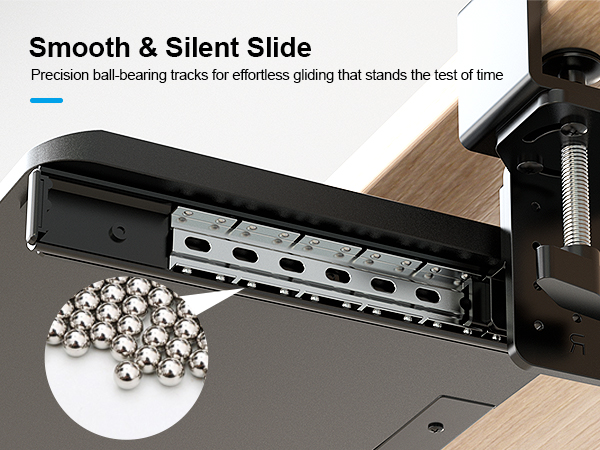 under desk keyboard tray