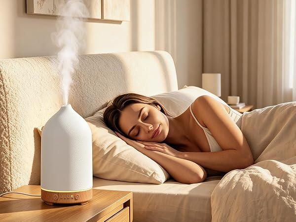 200ML Ceramic Essential Oil Diffuser for Home, Stone Diffuser