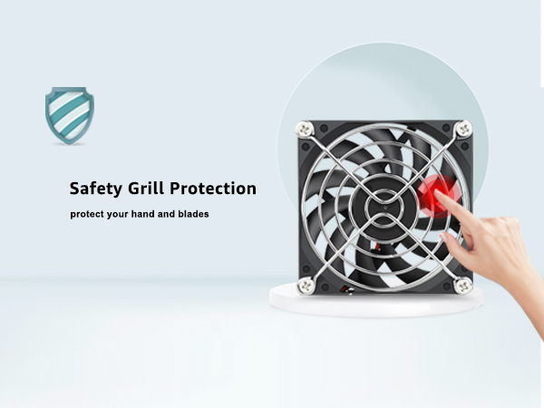 GDSTIME 80mm x 80mm x 10mm 12V DC Brushless Cooling Computer Case Fan