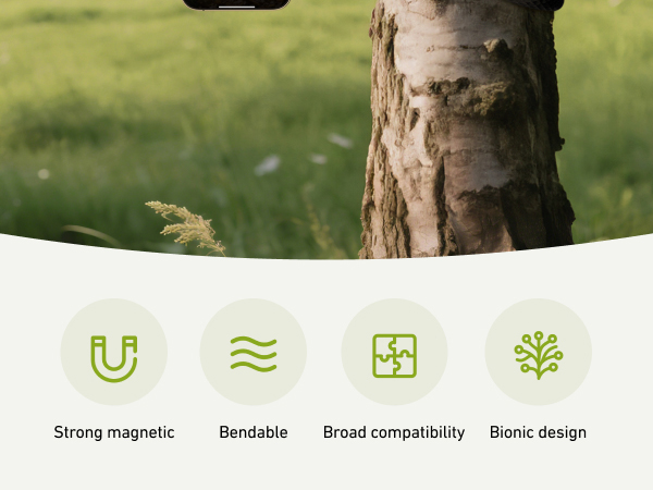 TELESIN Magnetic Flexible Tripod for iPhone