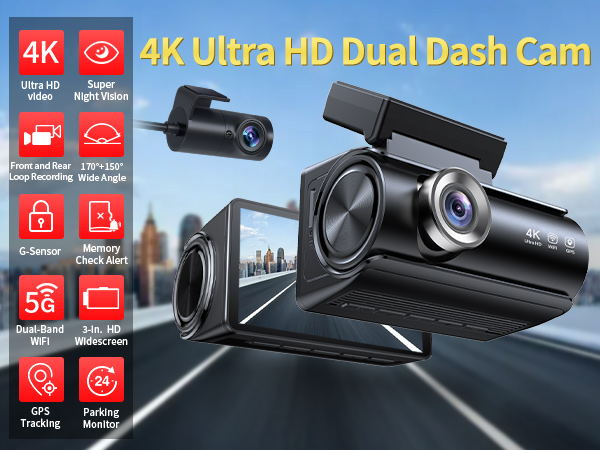 Dash Cam Front and Rear