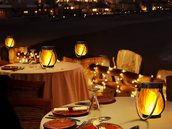 solar flame lantern