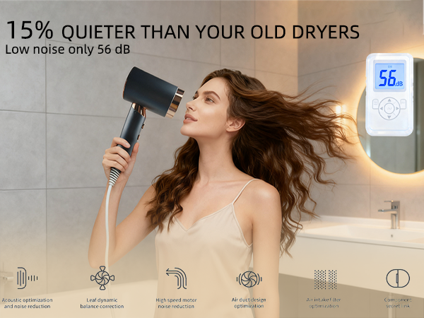quiet hair dryer