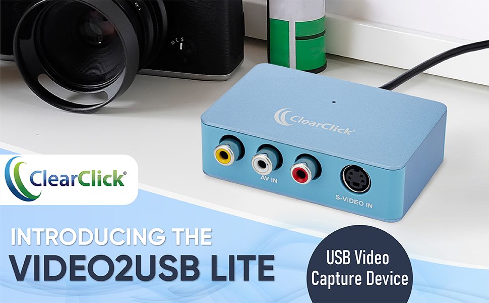 Introducing the ClearClick Video2USB Lite Edition - USB Video Capture Device