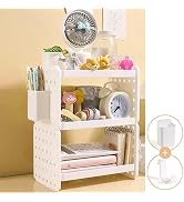 Lae Nuvole Desktop Organizer Shelf Stationery Organizer with Pen Holder Office Desk Pegboard Shel...