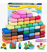 Ixiaoyoo Air Dry Clay, Modelling Clay for Kids, 50 Colors DIY Molding Magic Clay for with Tools, ...