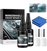 cuoct 2Pcs Windshield chip Repair kit, 2026 Latest Car Windshield Crack Repair Kit,Universal Crac...