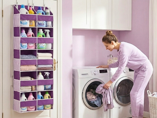 Purple over the door organizer ofiray home