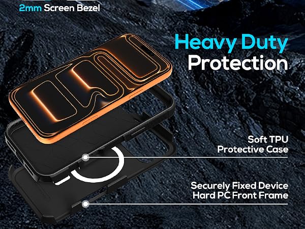 LISEVO Heavy Duty for iPhone Series Case