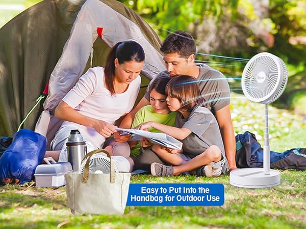camping fan camp fan packable fit in bag and suitcase