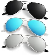 ANZIW Pilot Sunglasses for Men Women,Lightweight Metal Frame,Polarized UV400 Protection Sun Glasses