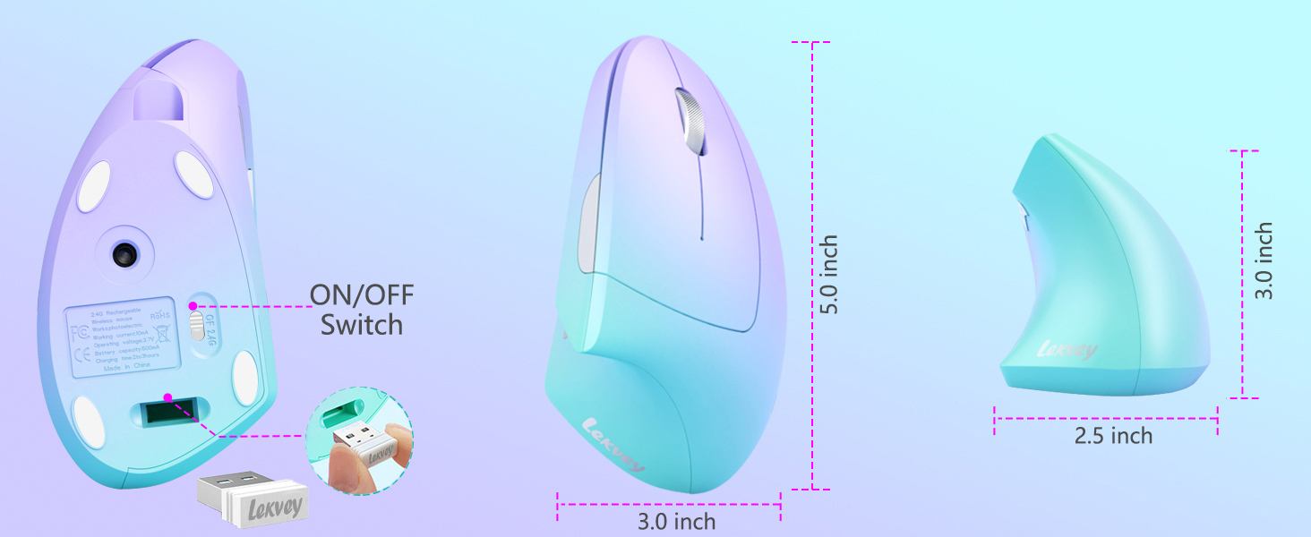 dual mode ergonomic mouse