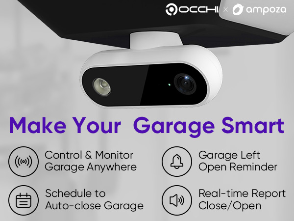 Remote control,Garage Left Open Reminder,Schedule to Auto-close Garage,Real-time Report Close/Open