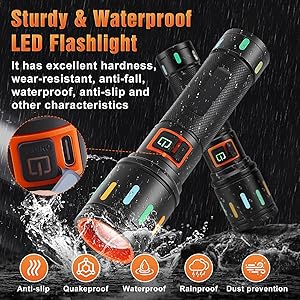 high powered flashlight; 100000 lumen flashlight; linterna led de alta potencia 500000 lumens