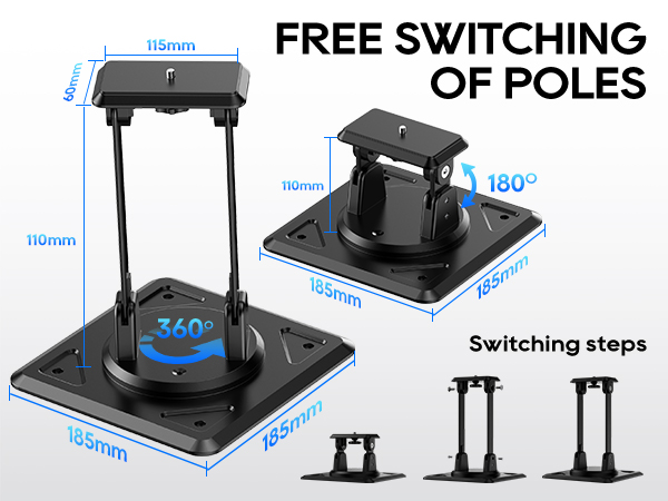 Projector Mount Projector Stand, Ceiling Wall Desktop Mount