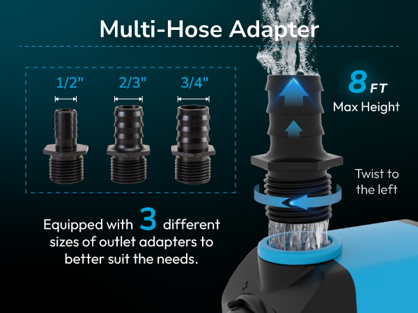 water pump fish tank pump sump pump for pool waterfall pump mini water pump small water pump