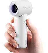 WHATOOK Mini Pocket Fan Portable Handheld Fans,3000mah Small Rechargeable Turbo Personal Fan Trav...