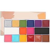 Face Painting Palette Set, 16 Colors Face Body Paint Oil Athena Face Painting Palette for Hallowe...
