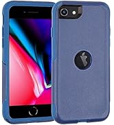 for iPhone SE 2020/2022 Phone Case 2 Layer Rugged Shockproof Protection Cover,Pocket-Friendly,Dro...