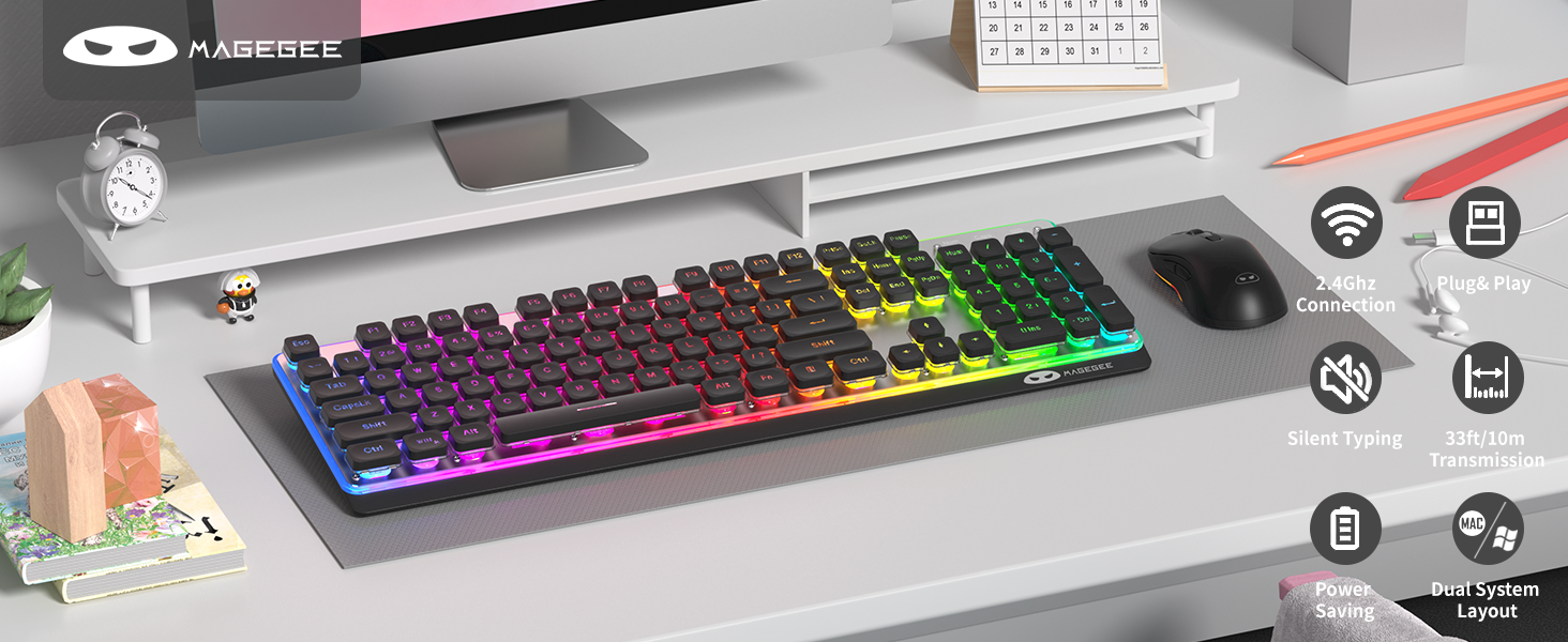 Keyboard and mouse