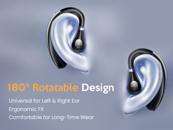 single ear wireless headset for work phone headset pc bluetooth headset with microphone for mac