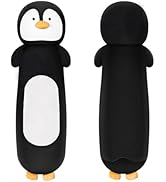 HAIJUNYA 36” Long Penguins Plush Body Pillow, Cute Giant Black Penguin Stuffed Animals, Big Pengu...