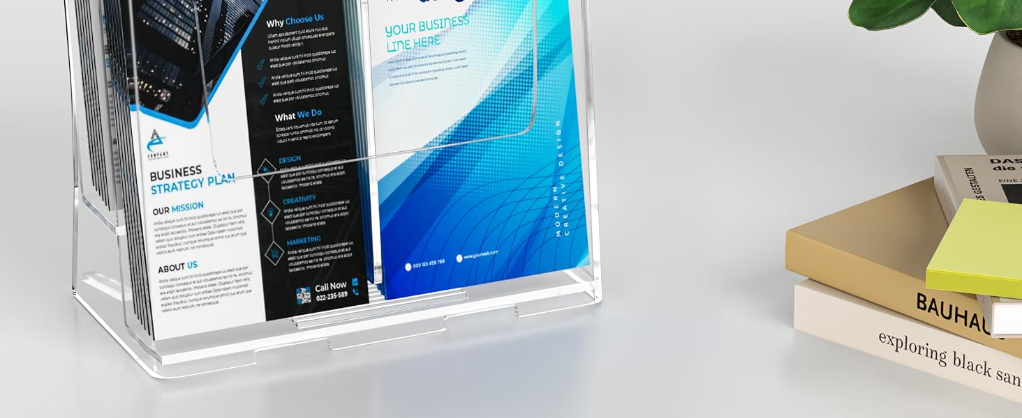 Acrylic Brochure Holder 8.5x11