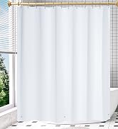 white shower liner