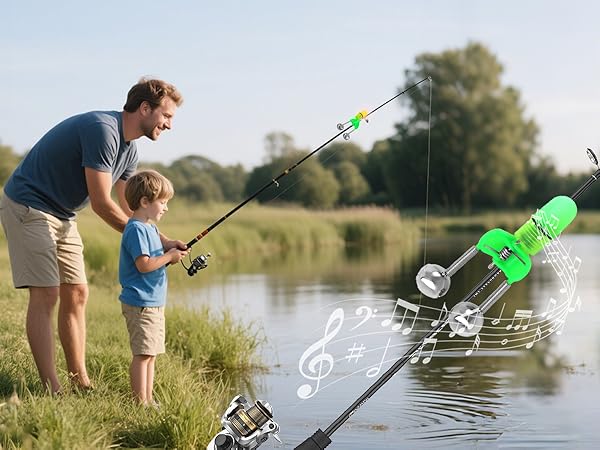 fishing bells with lights